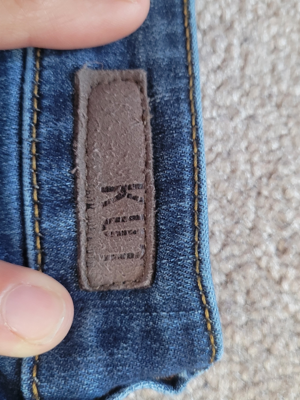 KUT from The Kloth Women's Jeans with Brown Patch